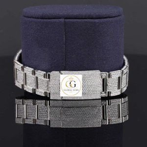 Indian Exporter Rose Gold Iced Out Diamond Watch Designer Statement Watch for Weddings or Anniversaries at Affordable Price - Product Image 4