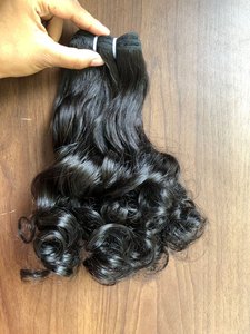 Extensions de cheveux humains brésiliens de qualité supérieure, double trame, permanentes, avec fermetures de qualité supérieure, mèches de cheveux vierges Remy, perruques, frontaux en dentelle, Tamil Nadu - Product Image 3