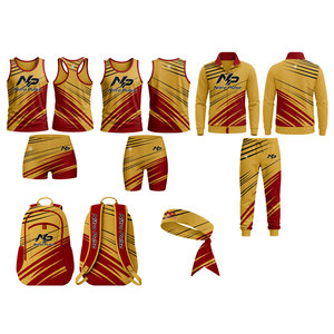 Conjunto de Uniforme de Atletismo Personalizado, Ligero y Transpirable, para Entrenamiento y Competición en Equipo - Product Image 6