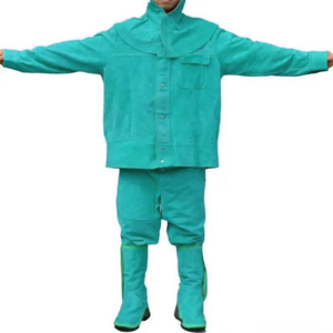 Ropa de Seguridad de Cuero Vacuno de Primera Calidad, Trajes de Soldador de Alta Calidad para Soldadura Industrial y Bomberos - Product Image 4