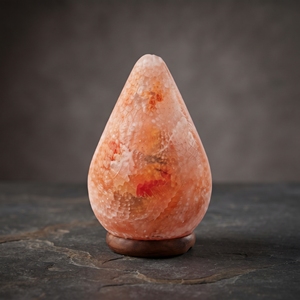 Lámpara de Sal Rosa del Himalaya Hecha a Mano, Forma de Lágrima, Lámpara de Sal Rosa Natural del Himalaya - Product Image 4
