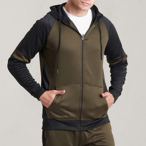 Ensemble de survêtement pour homme avec sweat à capuche zippé et pantalon de jogging, veste de survêtement rayée épaisse, tenue décontractée d'hiver - Product Image 6