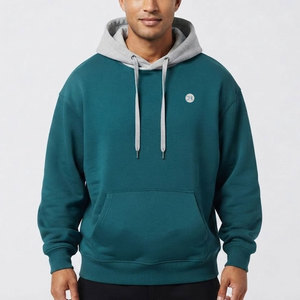 Sweat à capuche épais pour homme, tendance, en coton lourd, chaud, pour un style décontracté, quotidien, streetwear. - Product Image 1