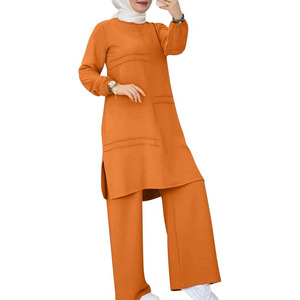 Performance Custom Women <b>Modest</b> Gym Sport Wear Islamic Activewear <b>Set</b> Lightweight Breathable Quick-Dry Spandex/Polyester Long - Product Image 3