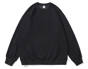Sweat-shirt d'hiver pour homme, col rond, en tissu éponge, écologique, respirant, doublé, brodé, personnalisé, lourd, surdimensionné, uni - Product Image 6