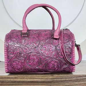 Fabricants de logos OEM, sacs à main et sacs à main personnalisés en cuir de vache véritable, ensemble assorti de bagages de voyage - Product Image 5