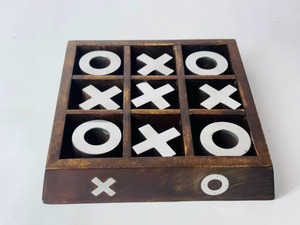 Jeu de Tic Tac Toe en bois pour salon, fabriqué à la main, pour toute la famille, ensemble de jouets en bois Tic Tac Toe, best-seller - Product Image 5