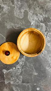 Tarro Clásico de Madera con Forma de Barril y Tapa Metálica, Fabricante y Mayorista de la India - Product Image 5