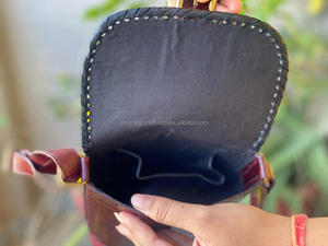 Sac à bandoulière en cuir de cowboy pour femmes, sacoche Unique faite à la main, à épaule, nouvelle collection - Product Image 6