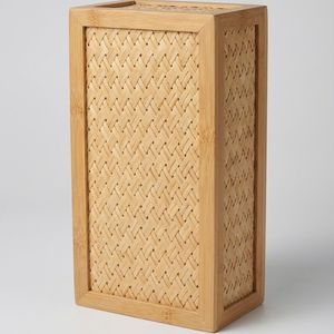 Wholesale Custom Handmade Bamboo Tissue Box Rectangular Wood <b>Napkin</b> Holder Eco Friendly Home Hotel Car Decor Paper <b>Dispenser</b> OEM - Product Image 4