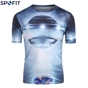 Sublimation T-Shirts Custom 100% Polyester T Shirts Breathable Short Sleeves Wholesale Rate OEM Service Men's T-shirts - Product Image 1