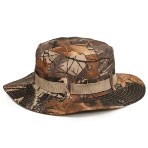 Camouflage <b>Bucket</b> <b>Hat</b> Unisex Adjustable Spring Summer Outdoor Wear Polyester Canvas Style Casual Adult <b>Hat</b> - Product Image 1