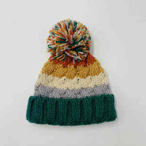 Bonnet en laine mélangée de haute qualité unisexe, confortable, pour l'hiver, le ski, les activités de plein air, bonnets pour hommes, jacquard - Product Image 3