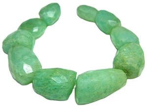 Pépite amazonite de haute qualité pierre précieuse à facettes forées à facettes collier de guérison en cristal de pierre naturelle à brin complet grossiste - Product Image 3