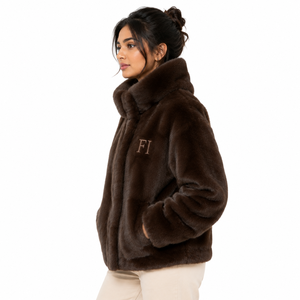 Oversized Soft <b>Sherpa</b> Textured High Collar Jacket Long Sleeve Side Pockets Relaxed Fit Fashion Men's Cotton Fleece <b>Hoodies</b> USA - Product Image 3