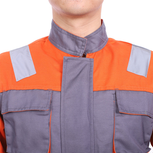 Breathable Cotton New Wholesale High Quality Safety <b>Overall</b> Workwear Uniforms Sets Top Selling Comfortable Unisex Hi Vis ANSI - Product Image 4