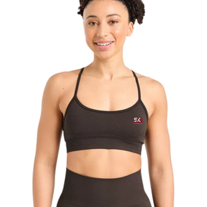 Soutien-gorge de sport sans coutures pour femme, maintien élevé, rembourré, respirant, extensible, idéal pour l'entraînement, la gym, la course, le yoga et les activités sportives - Product Image 1