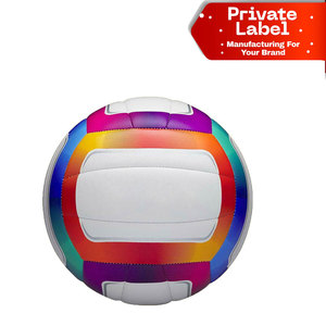 Ballon de volley-ball pour jeu de cour, équipement de jeu familial décontracté, ballon de volley-ball personnalisé avec logo pour cadeaux d'entreprise - Product Image 1