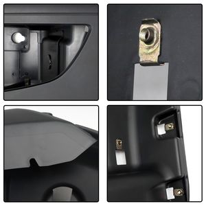 Paraurti angolare sinistro nero con foro per fendinebbia per Volvo VNL Semi Trucks 2018+, lato conducente, ricambio carrozzeria - Product Image 4