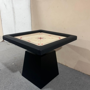 Argmac Eco-Friendly Durable Wooden Square Corners 4 Player Carrom <b>Table</b> with Customizable Packaging and Gift Box for Family Fun - Product Image 1