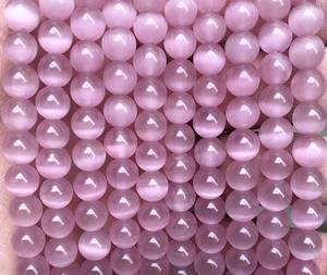 Cuentas de Kunzita Rosa Natural, Certificadas por IGI, Lisas, Sueltas, Hilo de 15 Pulgadas, para Fabricación de Joyas, Collares y Pulseras, Suministro al por Mayor - Product Image 1
