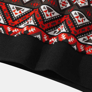 Sudadera con Capucha Personalizada al por Mayor para Hombre, Diseño Étnico, Estilo Urbano, Oversize, Estampado Tribal, Moda Casual, Europa, EE. UU. - Product Image 4