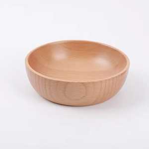 Tazón de Ensalada de Madera de Haya Natural, Irrompible, Ecológico, Tazón para Sopa Hecho a Mano, Tazón de Madera para Servir Frutas para Cocina y Restaurante - Product Image 3
