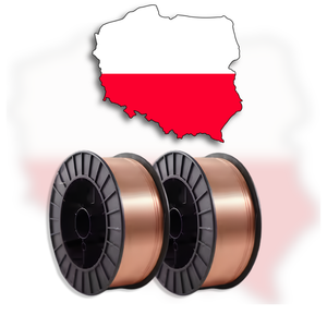 Fil de soudage MIG cuivré (AWS A5.18 ER70S-6) pour le marché polonais : support OEM ODM, bobine et emballage en tambour - Product Image 1