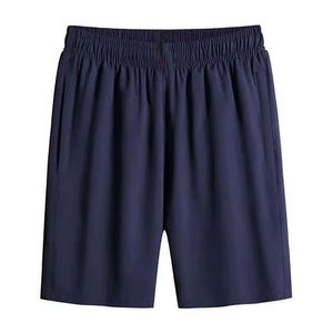 Shorts de baseball pour hommes en polyester 100% écologique de qualité supérieure, avec cordon de serrage, taille mi-haute, entrejambe de 6 pouces - Product Image 4