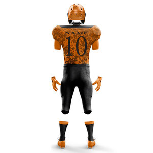 Uniforme de Fútbol Ligero de Poliéster 100%, Transpirable, Compresivo, Unisex, para Clubes de Rugby, con Nombre y Número del Jugador - Product Image 3