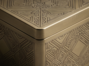Elegante Recipiente Cuadrado de Latón para Frutos Secos, Caja de Almacenamiento de Dátiles de Lujo con Patrón Grabado, Lata Decorativa para Regalo, para Cocina - Product Image 4