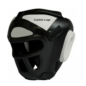 High Quality PU Leather High Quality Leather EVA PU Kickboxing <b>Head</b> Guard for Men and Women's Boxing & MMA <b>Training</b> - Product Image 1