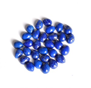 Cabujón de Lapislázuli en Forma de Pera, Base Plana, Calibrado, Gema Natural de 5x3 mm a 20x15 mm, Cabujón de Cristal de Lapislázuli Azul Marino - Product Image 4
