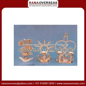 Portavelas de mesa Chapado en cobre de diferentes diseños con diferentes diseños para decoración de bodas al mejor precio - Product Image 6