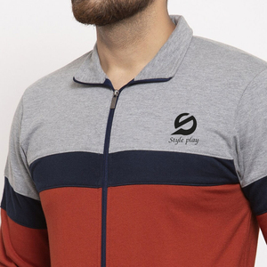 Nouveauté en promotion : Survêtements zippés pour hommes, style unique, respirants et confortables, sur mesure - Product Image 5
