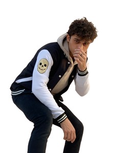 แจ็คเก็ตวาร์ซิตี้สุดเท่สำหรับผู้ชาย ผ้าคุณภาพสูง แฟชั่นสตรีทแวร์ ผู้ผลิต OEM ODM - Product Image 3