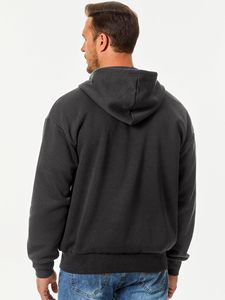Customize Hoodie Hot Selling Zipper Blank Hoodies Hysaf Apparels Co Grey 100% Cotton <b>Fleece</b> Ykk Zipper Boxy Zipup Hoodies - Product Image 2