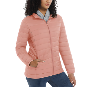 Chaqueta de invierno acolchada impermeable corta con estampado de animales, tipo bomber, en amarillo mantequilla, para otoño - Product Image 1