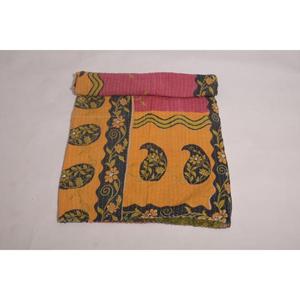 Colcha Kantha Gudri de Algodón Hecha a Mano, Reversible, Vintage, para Sofá, Cama o Decoración de Dormitorio - Product Image 6