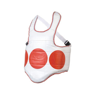 Protection de poitrine en cuir de vachette de haute qualité, design personnalisé, EVA écologique, protection faciale pour la boxe MMA, équipement d'entraînement physique - Product Image 1