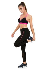 Ensemble de vêtements de sport pour femmes grandes tailles avec leggings taille haute effet ventre plat et brassière de sport sans bretelles, idéal pour le yoga et les routines de fitness à domicile - Product Image 2