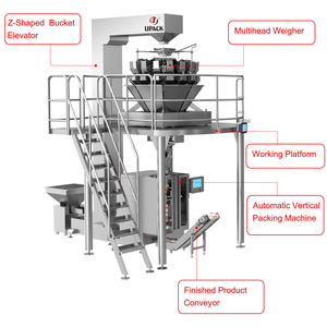 Nouvelle Conception Peseuse Combinée 14 Têtes PLC Haute Précision Automatique pour Aliments pour Animaux et Graines, Comptage et Emballage Multifonctionnel - Product Image 1