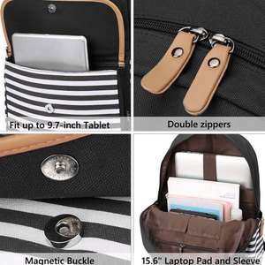 Sac à dos unisexe personnalisé en tissu Oxford avec port USB et antivol pour voyages d'affaires et scolaires modernes - Product Image 5