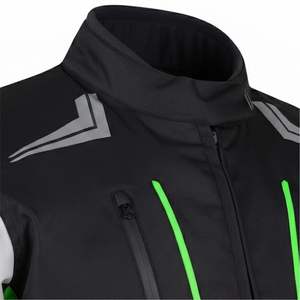 Chaquetas de Motocicleta de Cuero Resistentes, de Manga Larga, Impermeables, Transpirables, Tallas Grandes, Estampadas, Acolchadas y Protectoras - Product Image 5