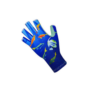 Gants de pêche d'été unisexes en polyester personnalisés, antidérapants, imperméables, respirants, avec protection UV, pour sports de plein air – Conception tout-en-un - Product Image 3