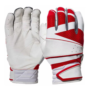 MADNI LEATHER INDUSTRIES Professional Baseball Batting Gloves Custom Logo Color <b>Hook</b> Loop Closure Eco-Friendly Wrist Support - Product Image 3