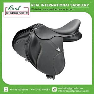 Sillín de caballo de polo de cuero premium de la mejor calidad, árbol de plástico de estilo inglés, proveedor a granel mayorista indio - Product Image 5