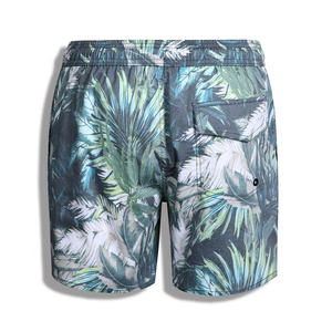 Pantalones Cortos Deportivos de Malla con Estampado Tropical para Hombre, Pantalones Cortos para Correr con Bolsillos, Pantalones Cortos de Playa Transpirables para Hombre - Product Image 2