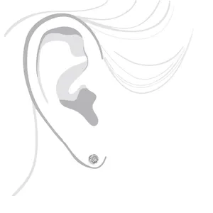 Boucles d'oreilles clous EtherStar 0,50 ct en diamant de laboratoire certifié IGI, plaqué or de luxe, pavé halo, fermoir à vis pour femme - Product Image 6