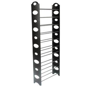 Scarpiera Moderna Regolabile a 10 Ripiani Stile Rustico, Mobile Impermeabile per la Casa - Product Image 6